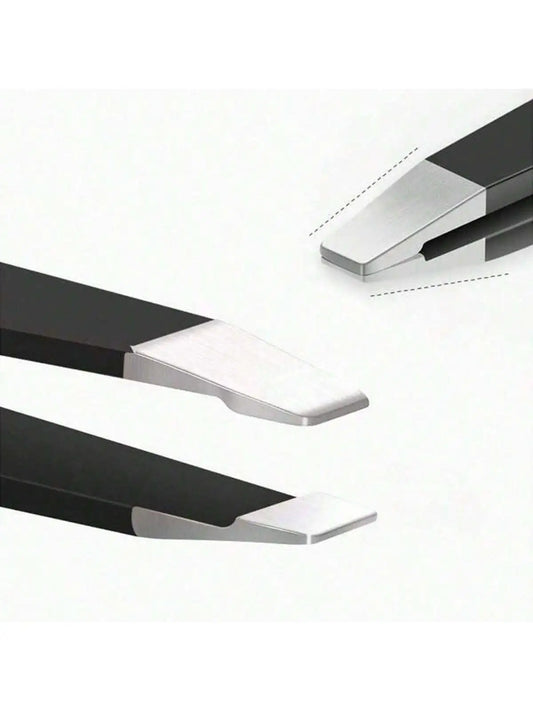 4-delige Professionele Wenkbrauw Pincet Set - RVS Precisie Tools