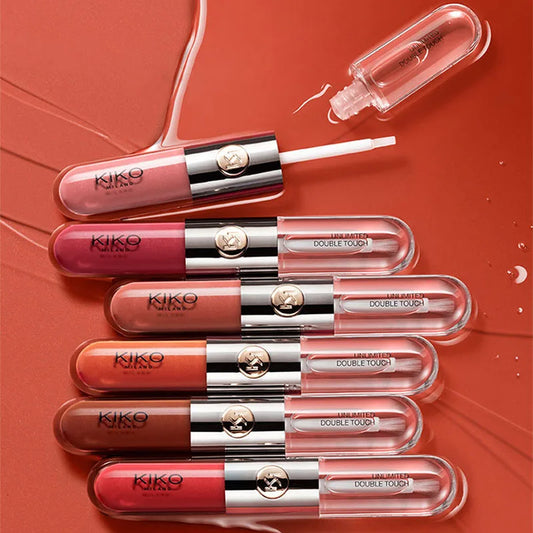 2-in-1 Double-Headed Lipstick - Matte Lippenstift & Spiegelglans Lipgloss - Waterproof & Langhoudend